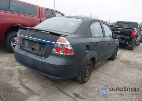 2007 Chevrolet Aveo Ls из США, поврежденный, VIN KL1TD56697B063405